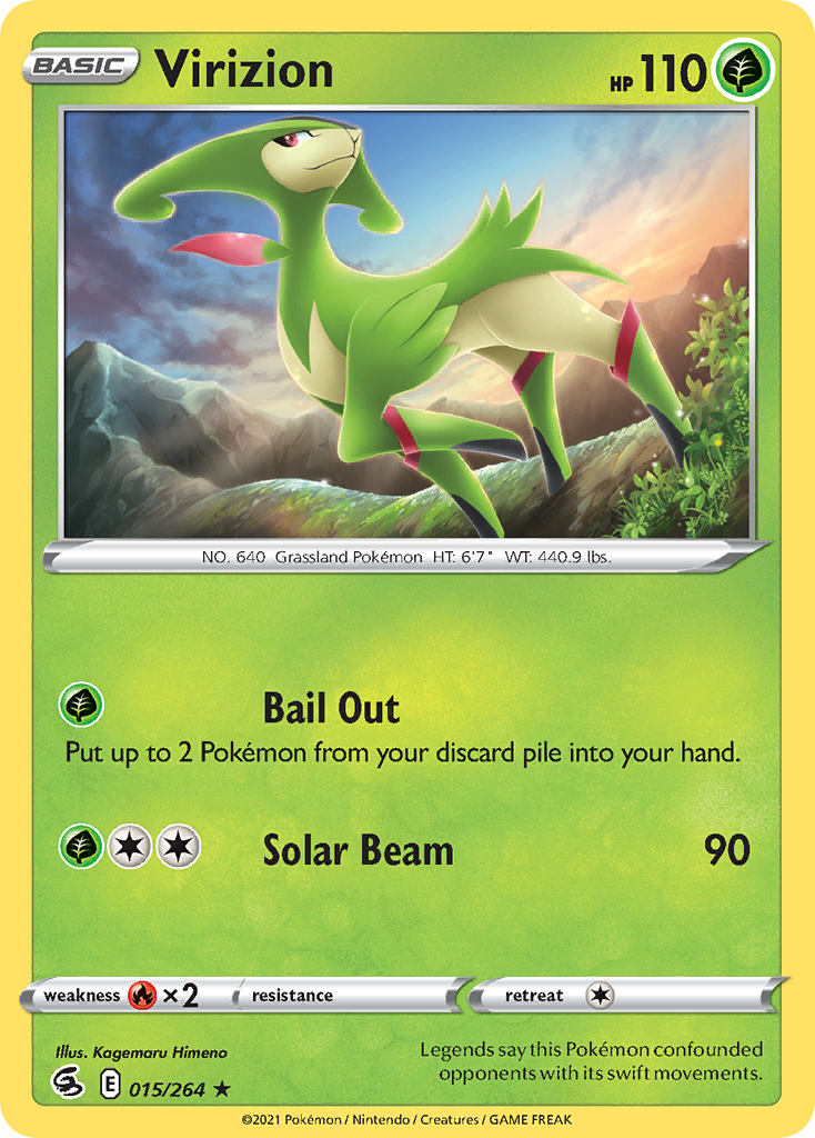 Fusion Strike Virizion #15/264